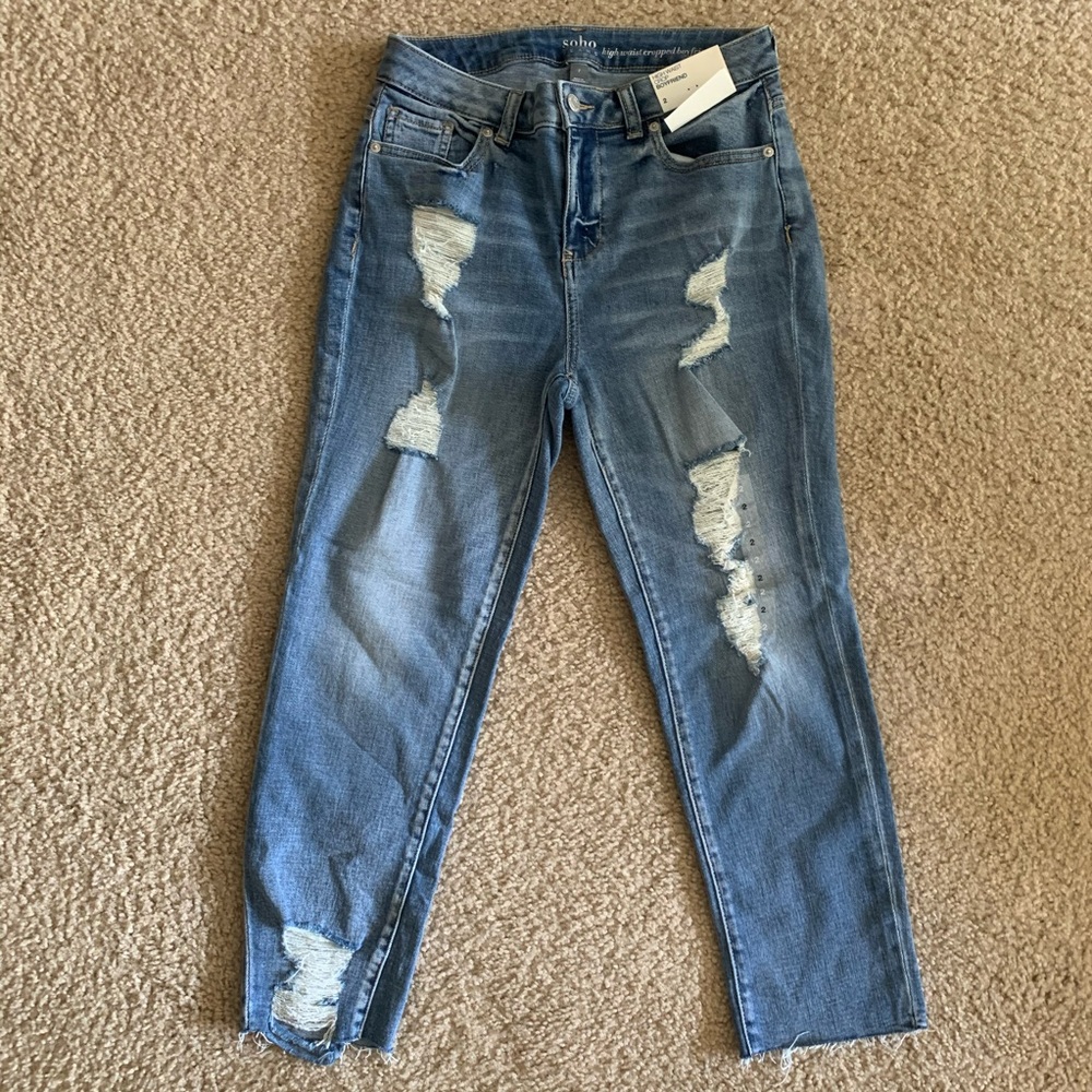 NWT! NEW YORK & COMPANY HIGH-WAIST BOYFRIEND JEANS